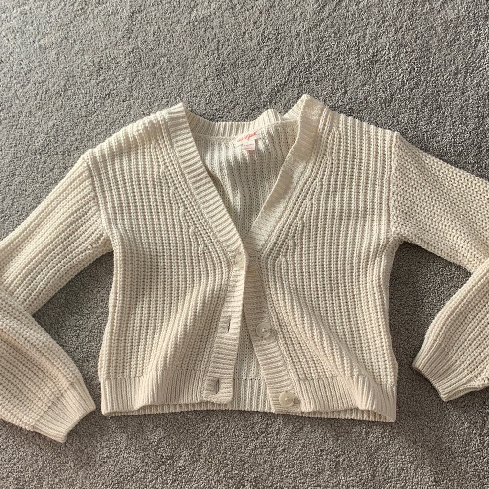 Cozy Cream Knit Cardigan